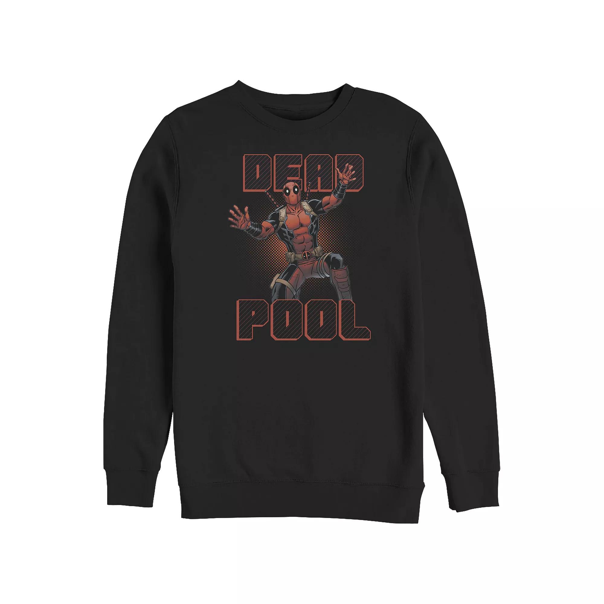 Big & Tall Marvel Deadpool Tacos Best Served On Tuesday Graphic Fleece, Men's,  Product Image