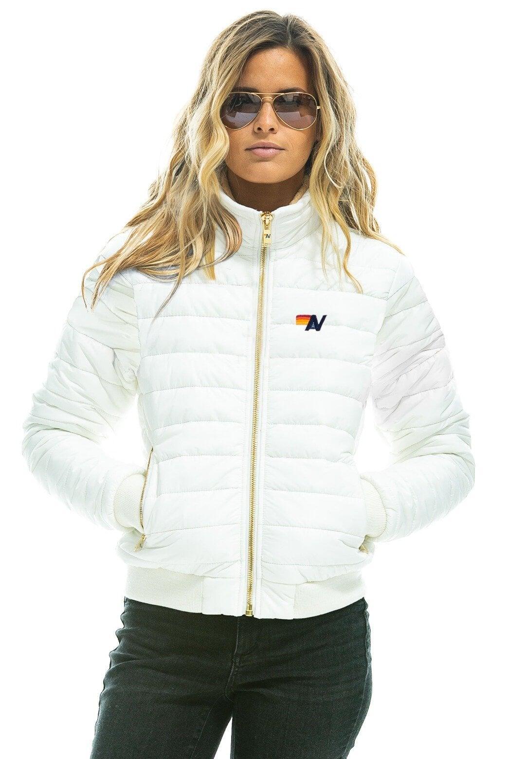 SUNBURST JACKET - GLOSSY WHITE Female Product Image