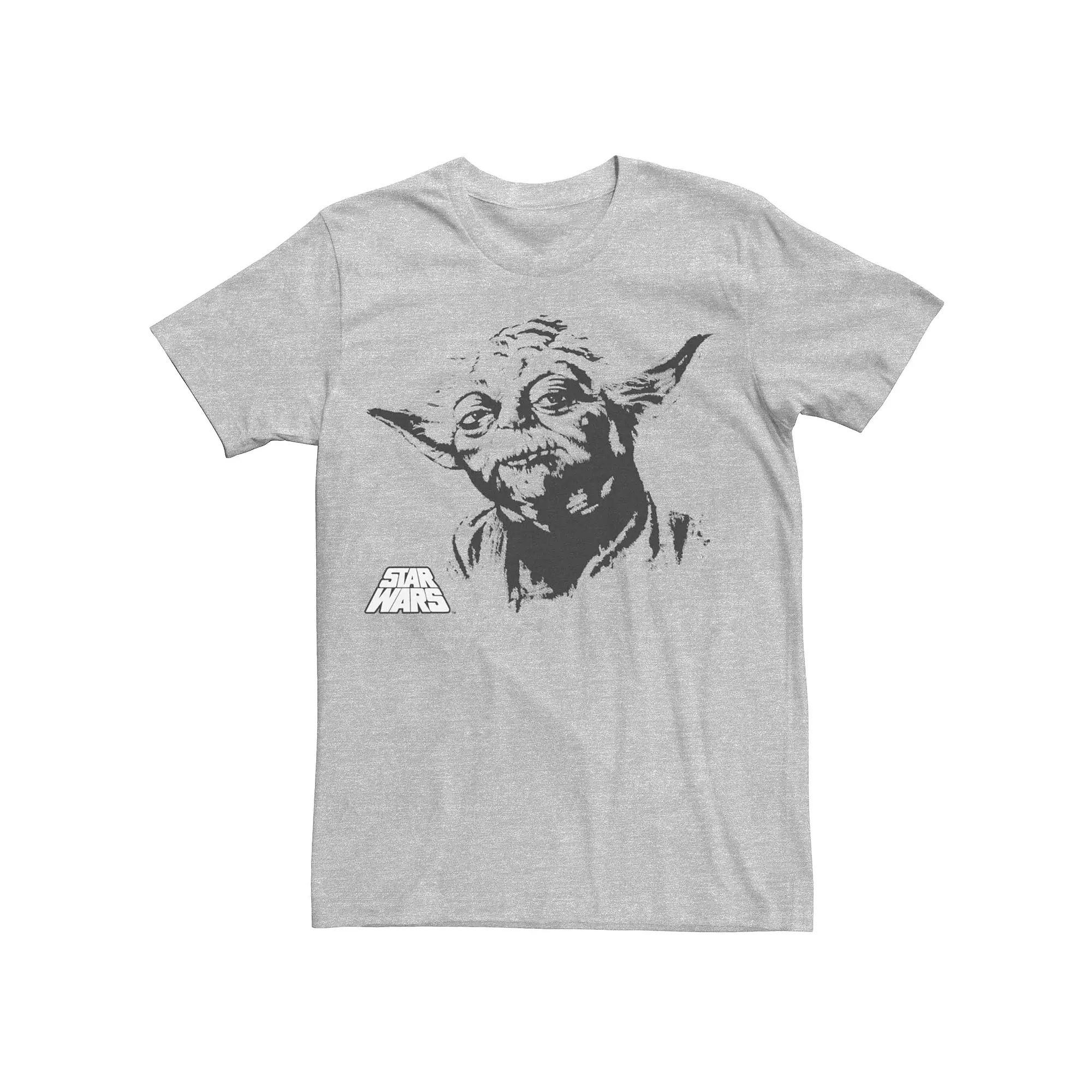 Men's Star Wars Yoda Vintage Portrait Graphic Tee,  Product Image