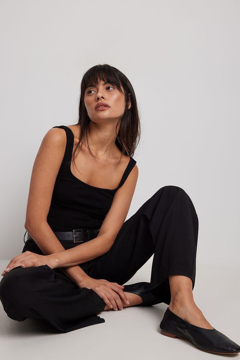 Squared Neck Singlet Product Image