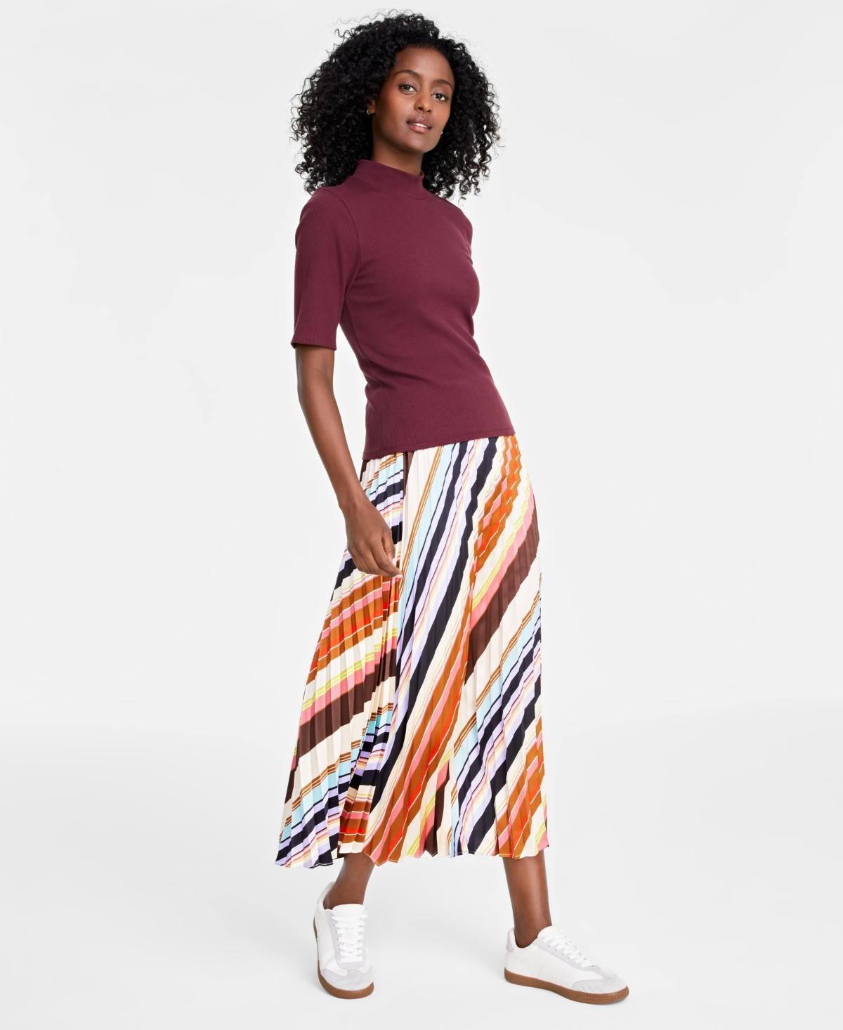 On 34th Womens Pleated Maxi Skirt, Created for Macys Product Image