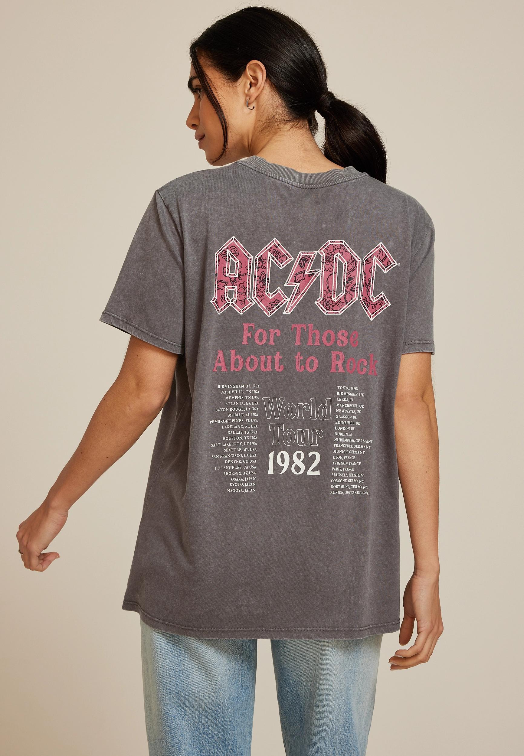 ACDC Oversized Fit Graphic Tee Product Image