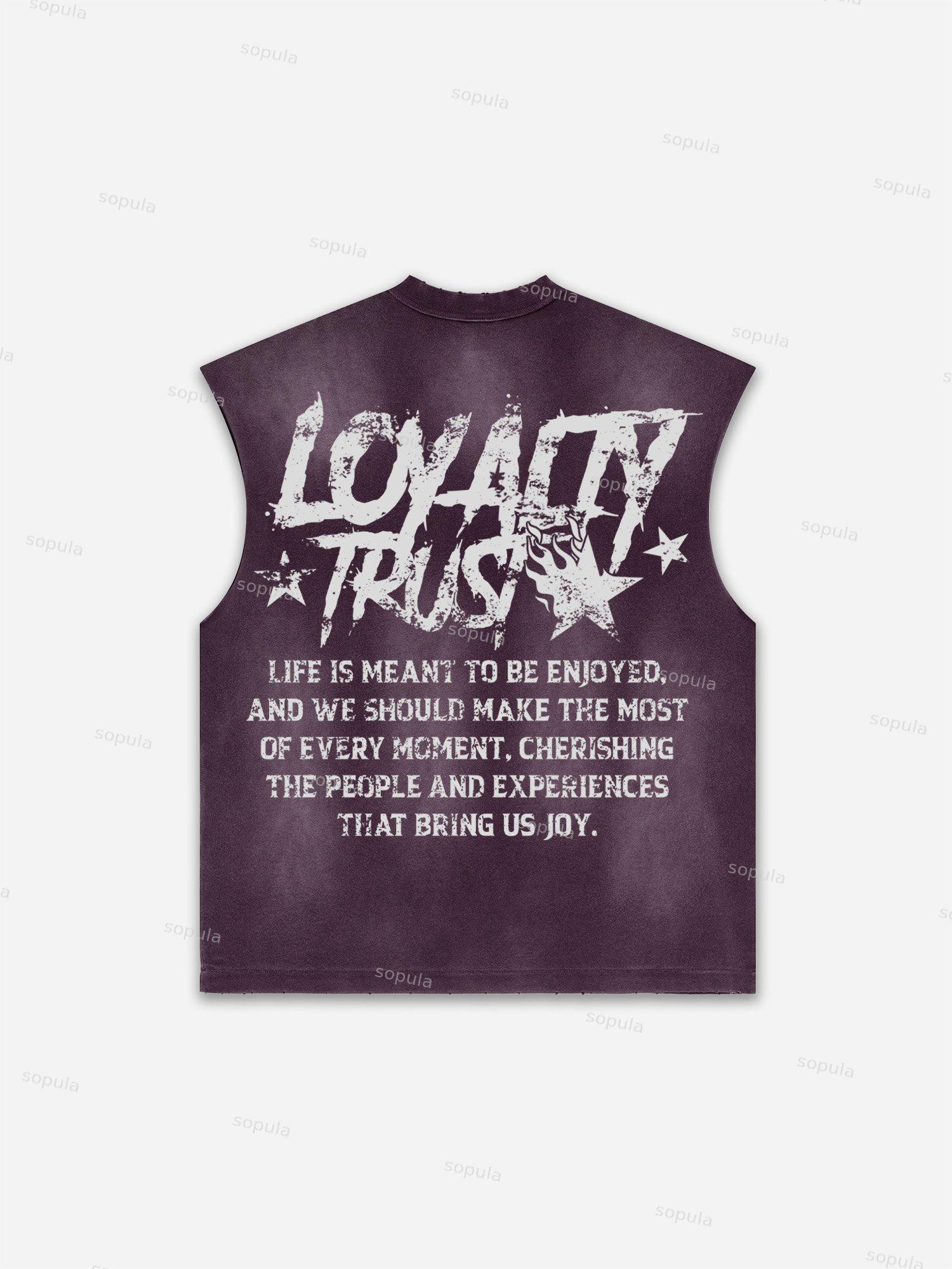 Men's Washed Saint Graphic Child Of God Print Tank Top Product Image