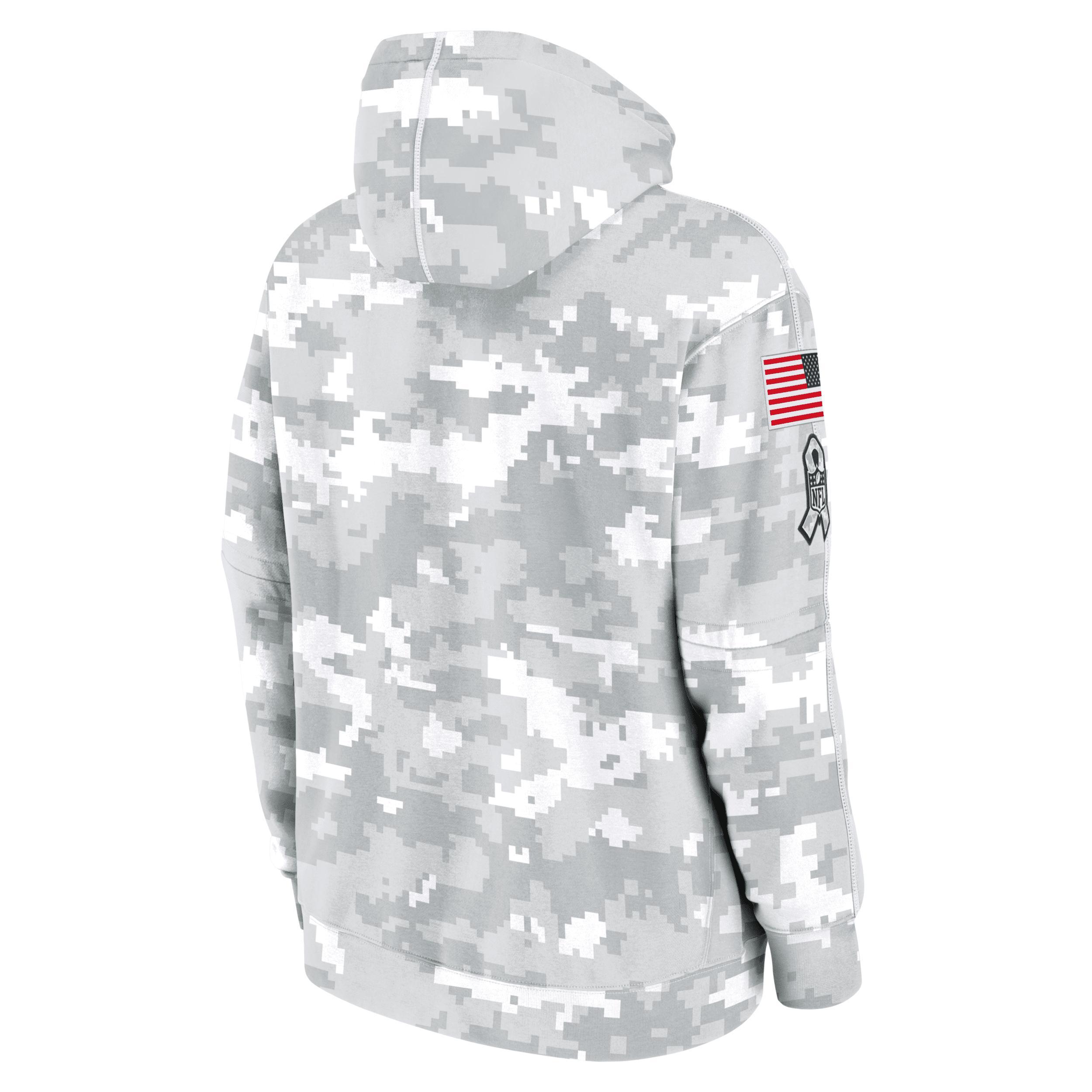 Arizona Cardinals Salute to Service Primary Edge Club Men's Nike NFL Pullover Hoodie Product Image