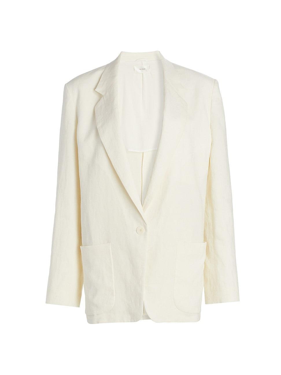 Womens Enza Linen Blazer Product Image