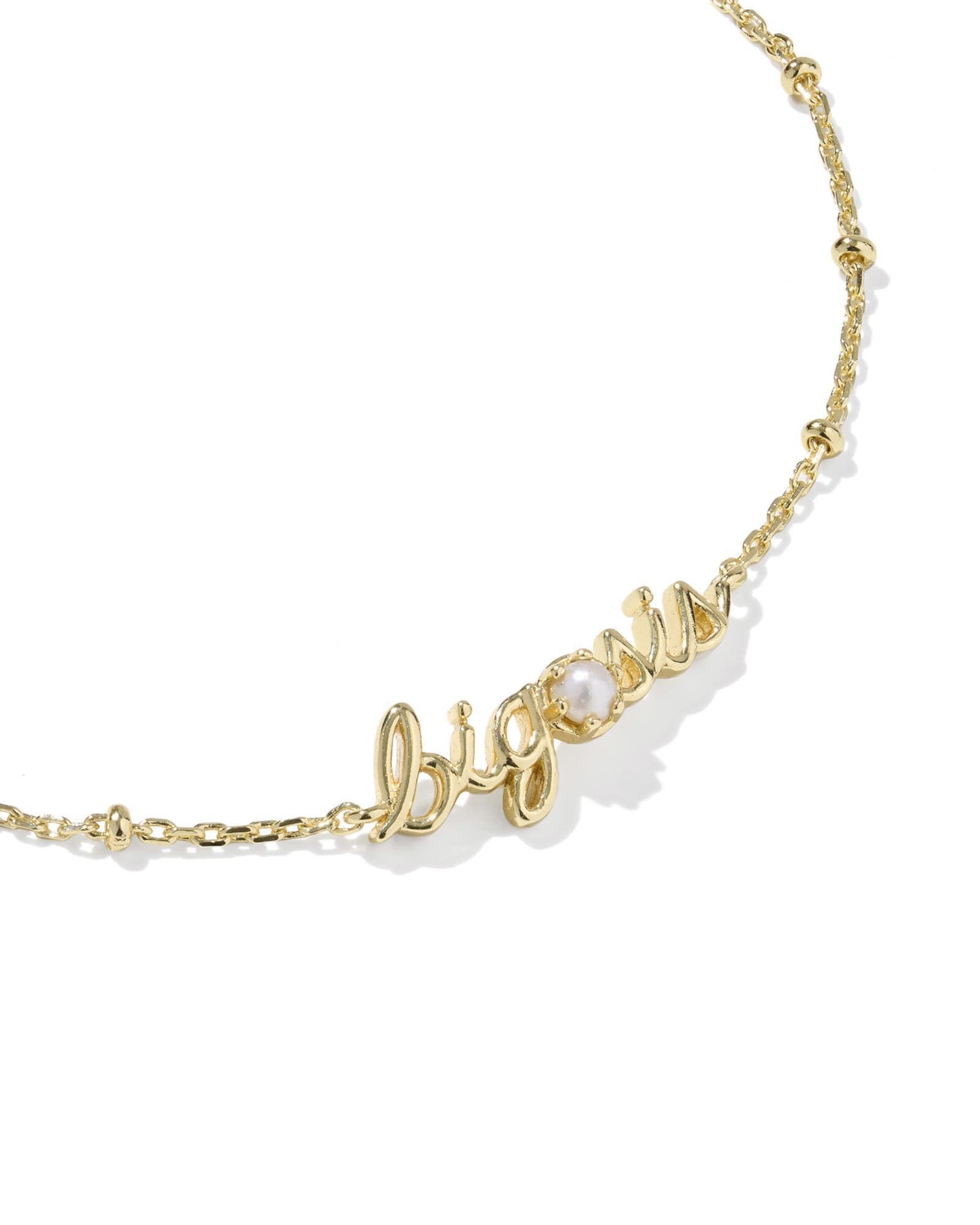 Big Sis Gold Delicate Chain Bracelet Product Image