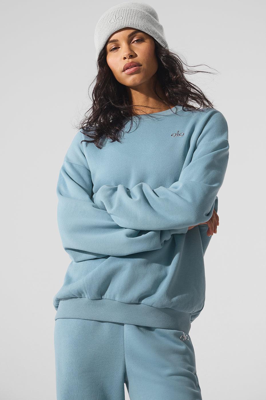 Accolade Crew Neck Pullover - Celestial Blue Female Product Image