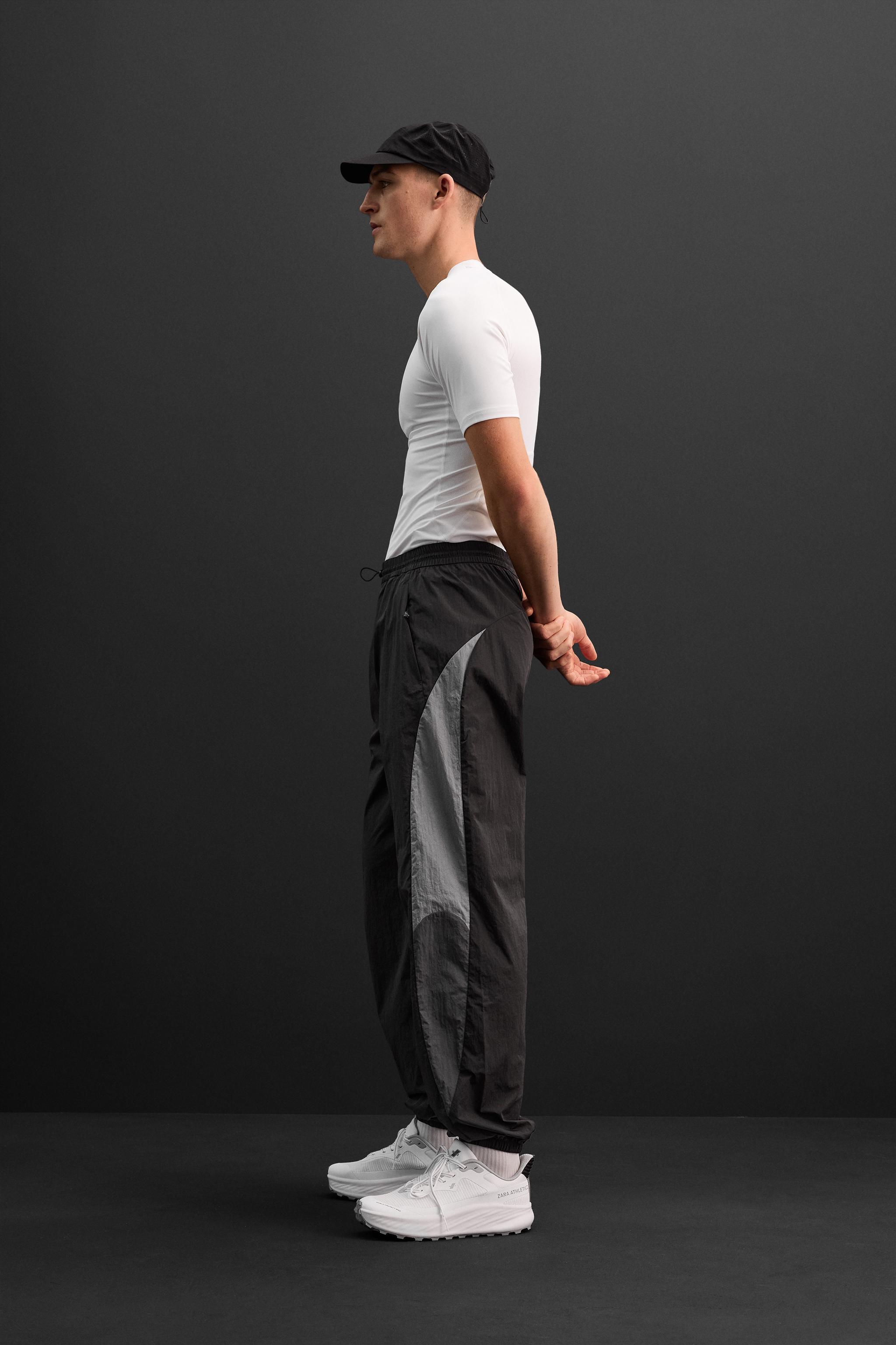 TECHNICAL FABRIC COLOR BLOCK JOGGERS Product Image