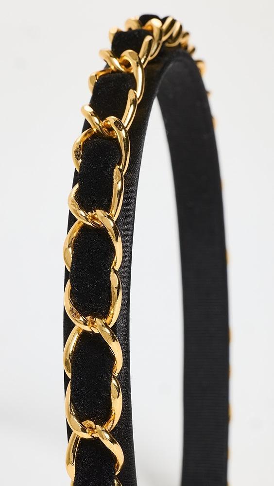 Jennifer Behr Kason Velvet Headband | Shopbop Product Image