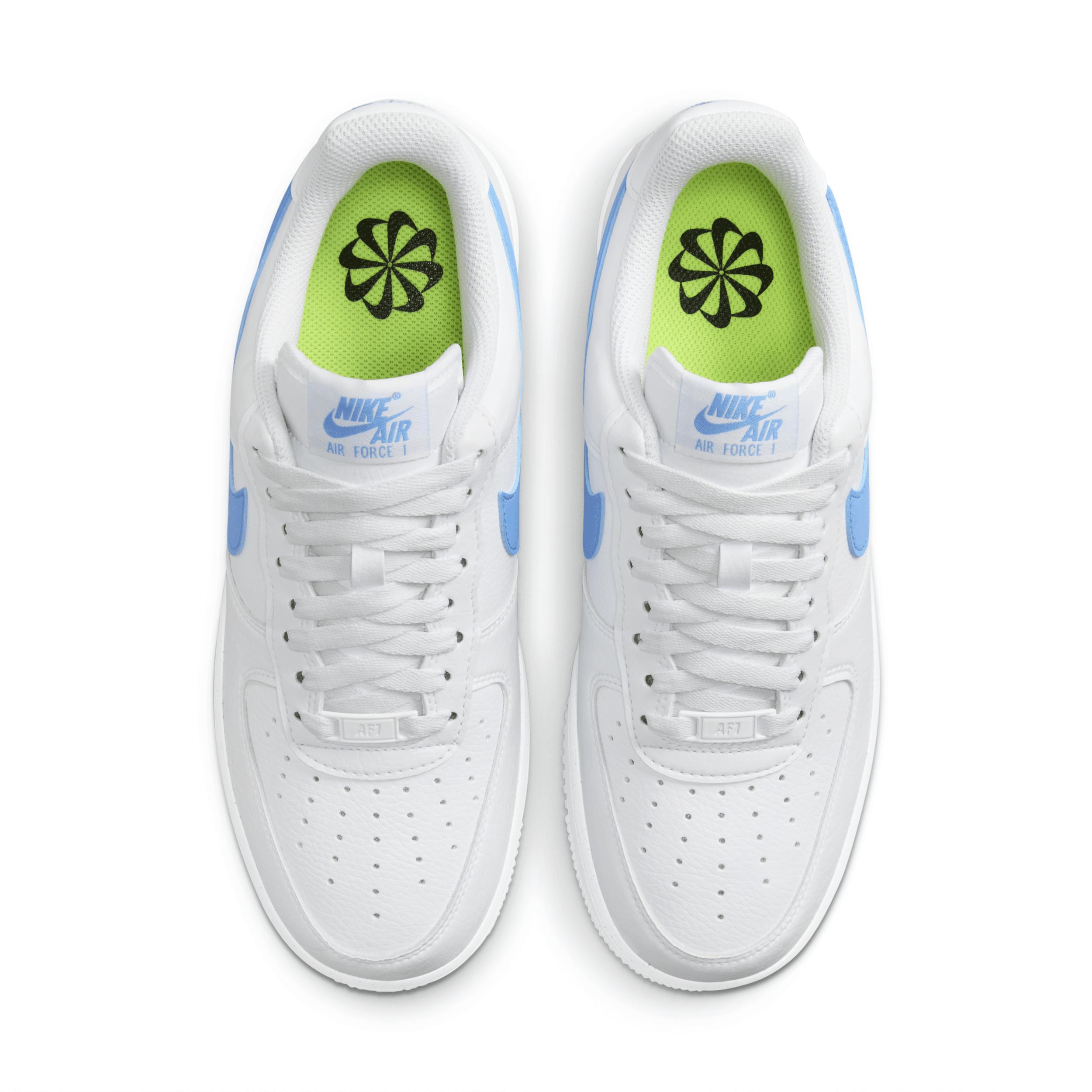 Nike Air Force 1 Sneakers In White And Blue Product Image