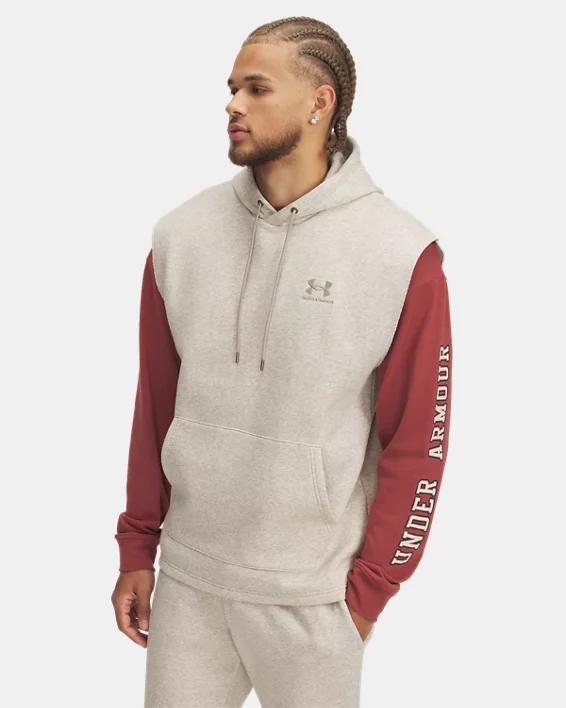 Mens UA Icon Fleece Sleeveless Hoodie Product Image