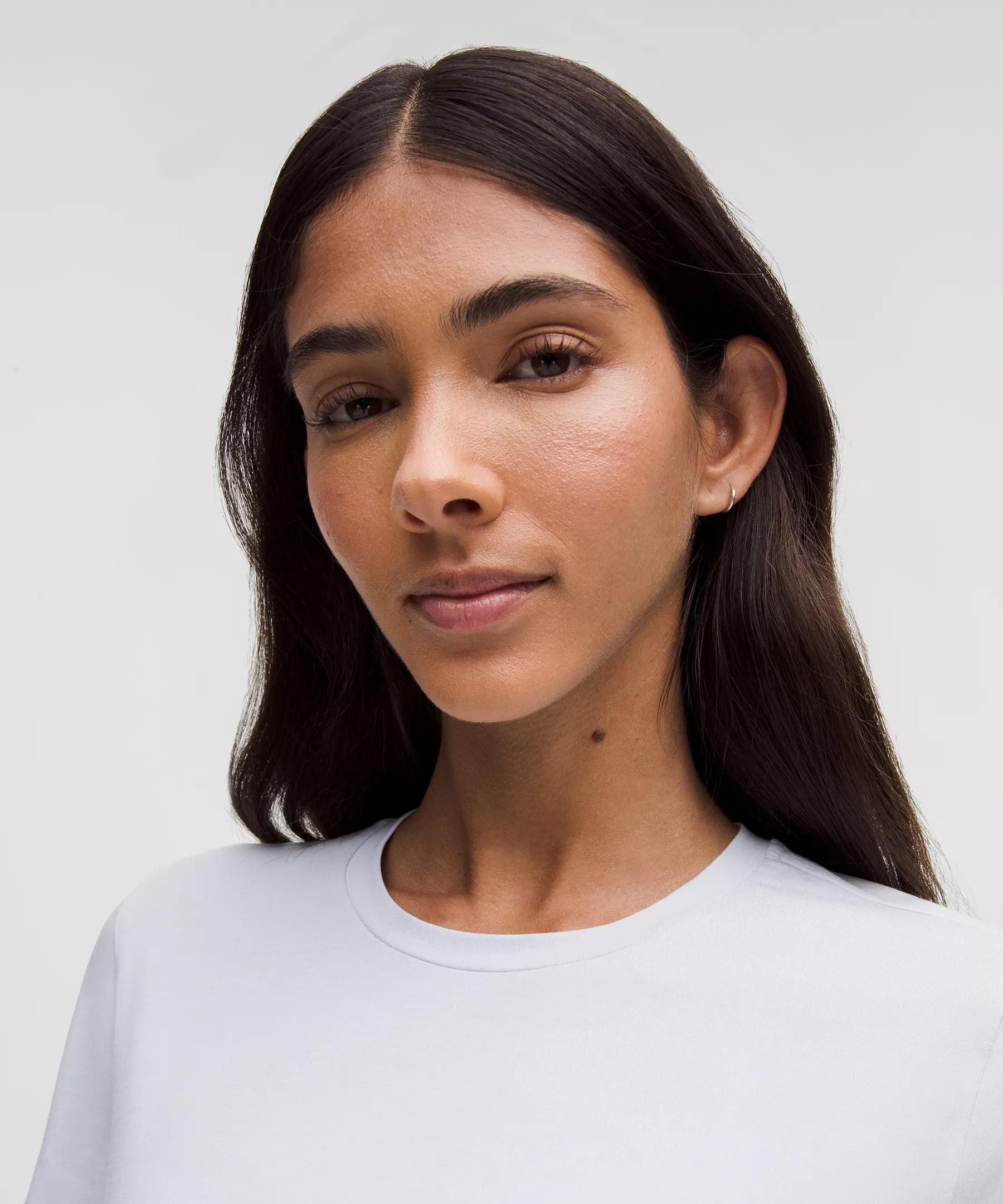 Organic Cotton Straight-Hem Crewneck T-Shirt Product Image