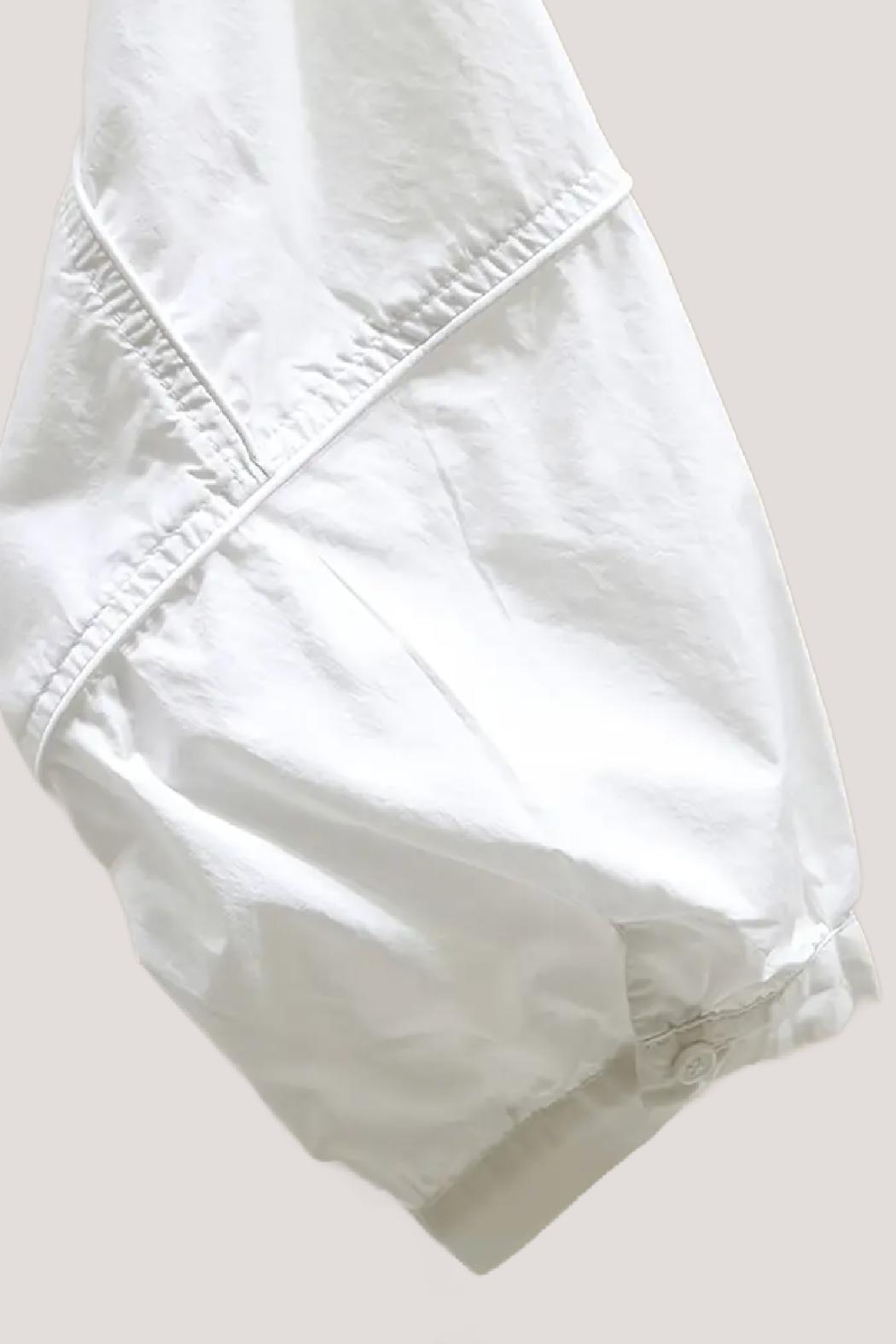 Cotton 3/4 Sleeve Button Down Product Image