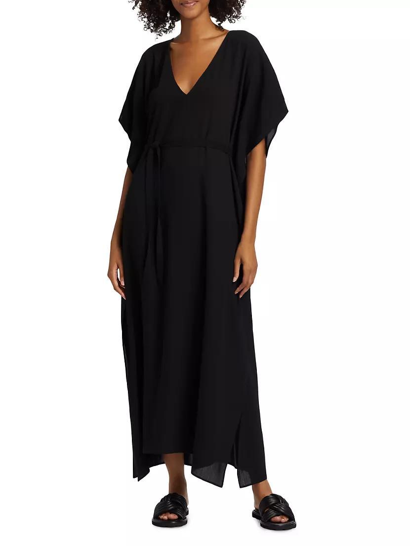 Wool-Blend Kaftan Maxi Dress Product Image