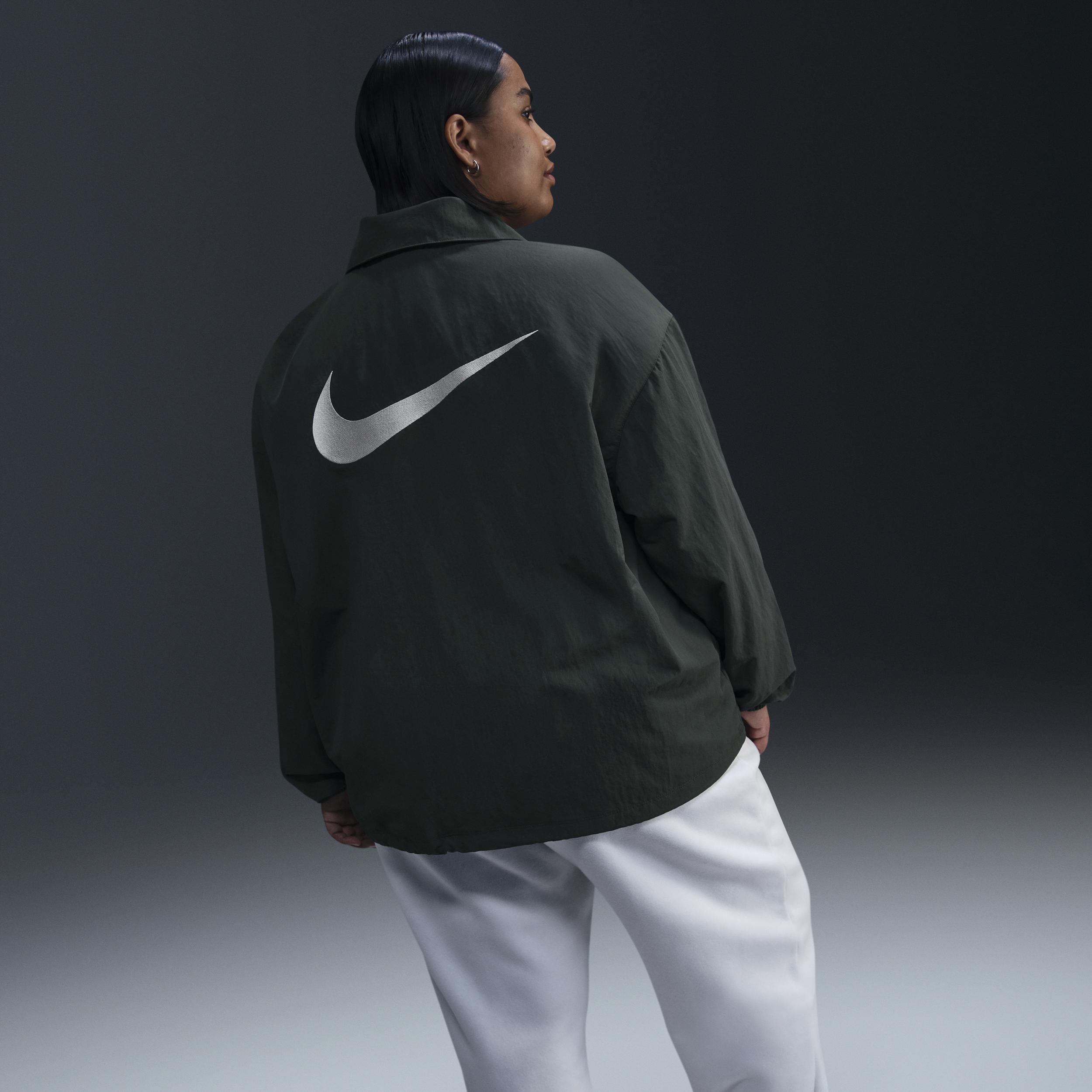 Women's Nike Sportswear Essential Oversized UV Woven Coaches' Jacket (Plus Size) Product Image