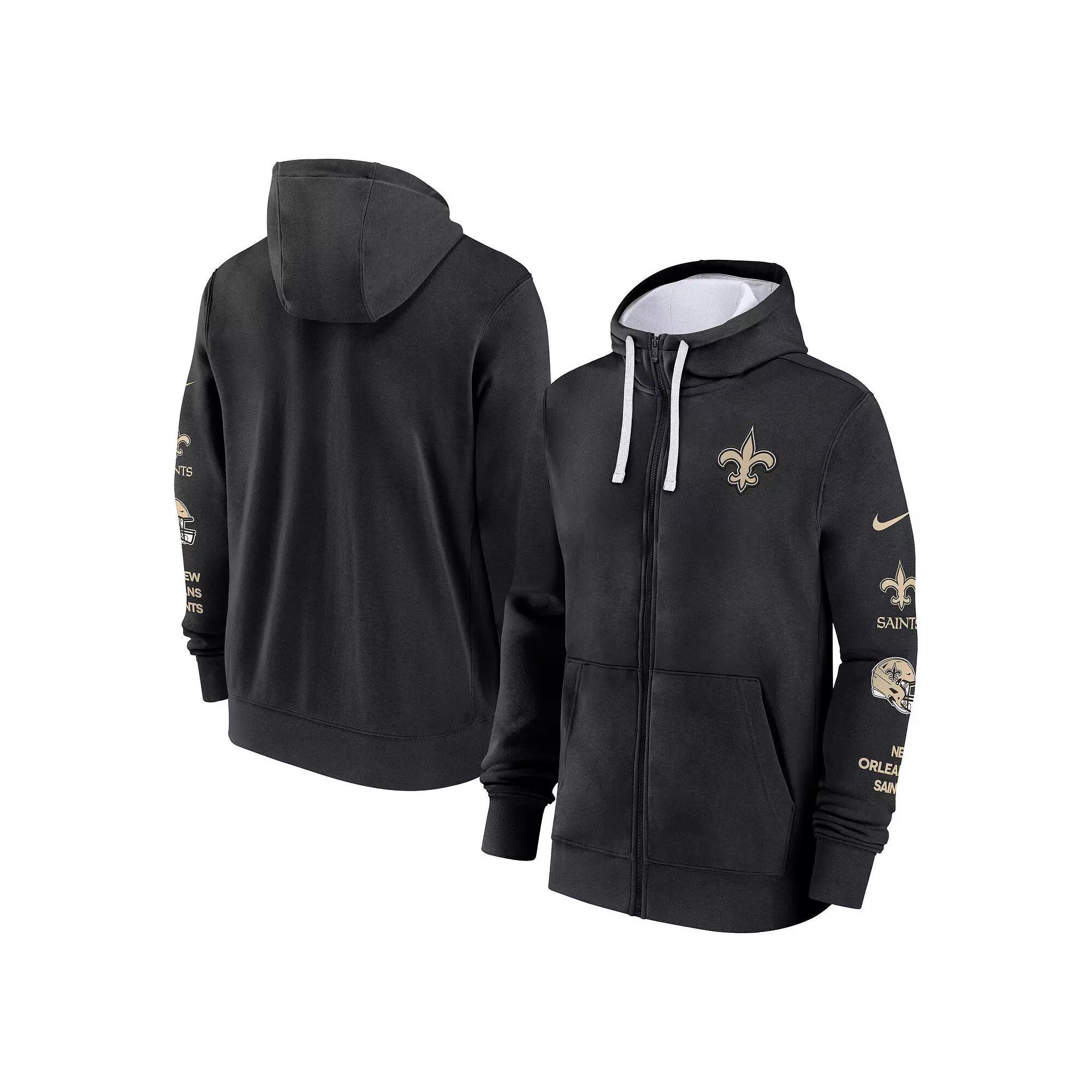 Men's Nike Royal Indianapolis Colts Club Full-Zip Hoodie Jacket,  Product Image