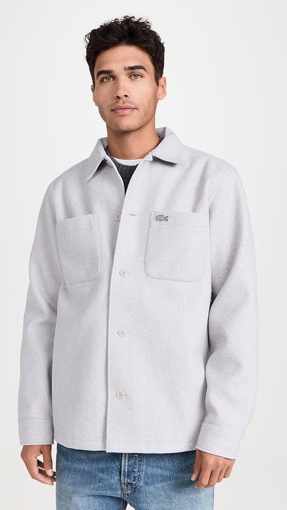 Lacoste Brushed Overshirt | Shopbop Product Image