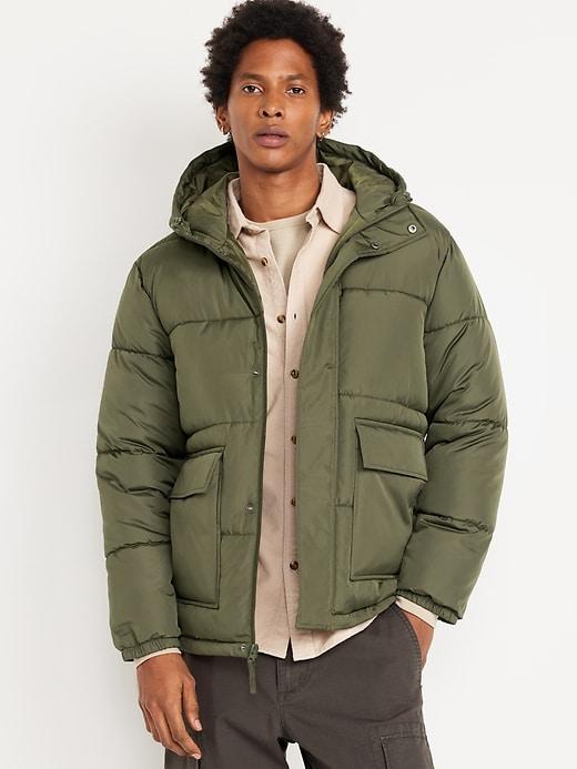 Hooded Puffer Jacket Product Image