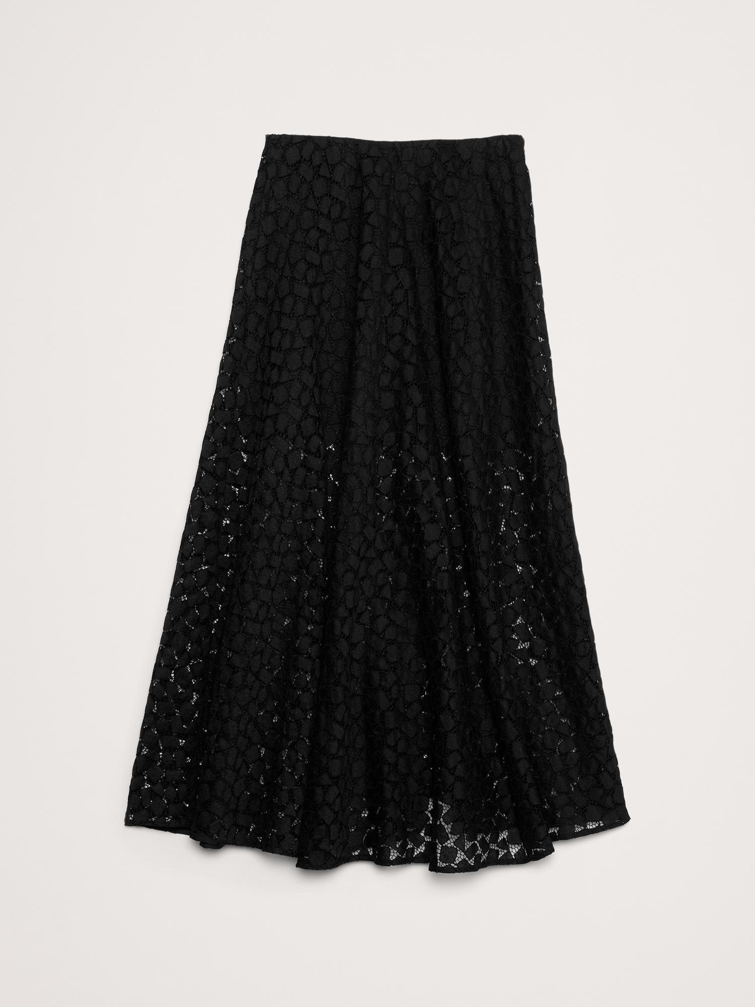 Lace Maxi Skirt Product Image