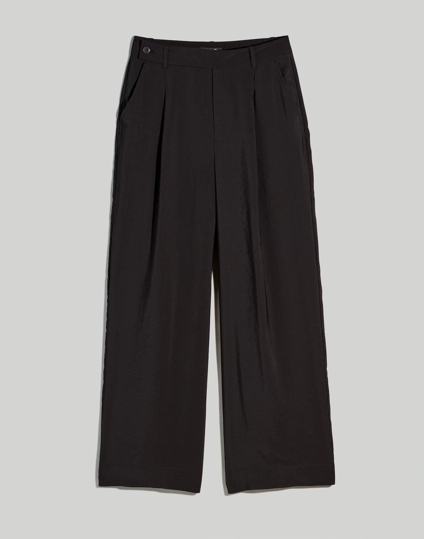 The Harlow Wide-Leg Ankle Pant in Softdrape Product Image