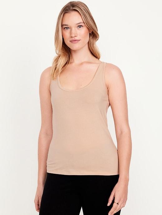 First-Layer Scoop-Neck Tank Top Product Image