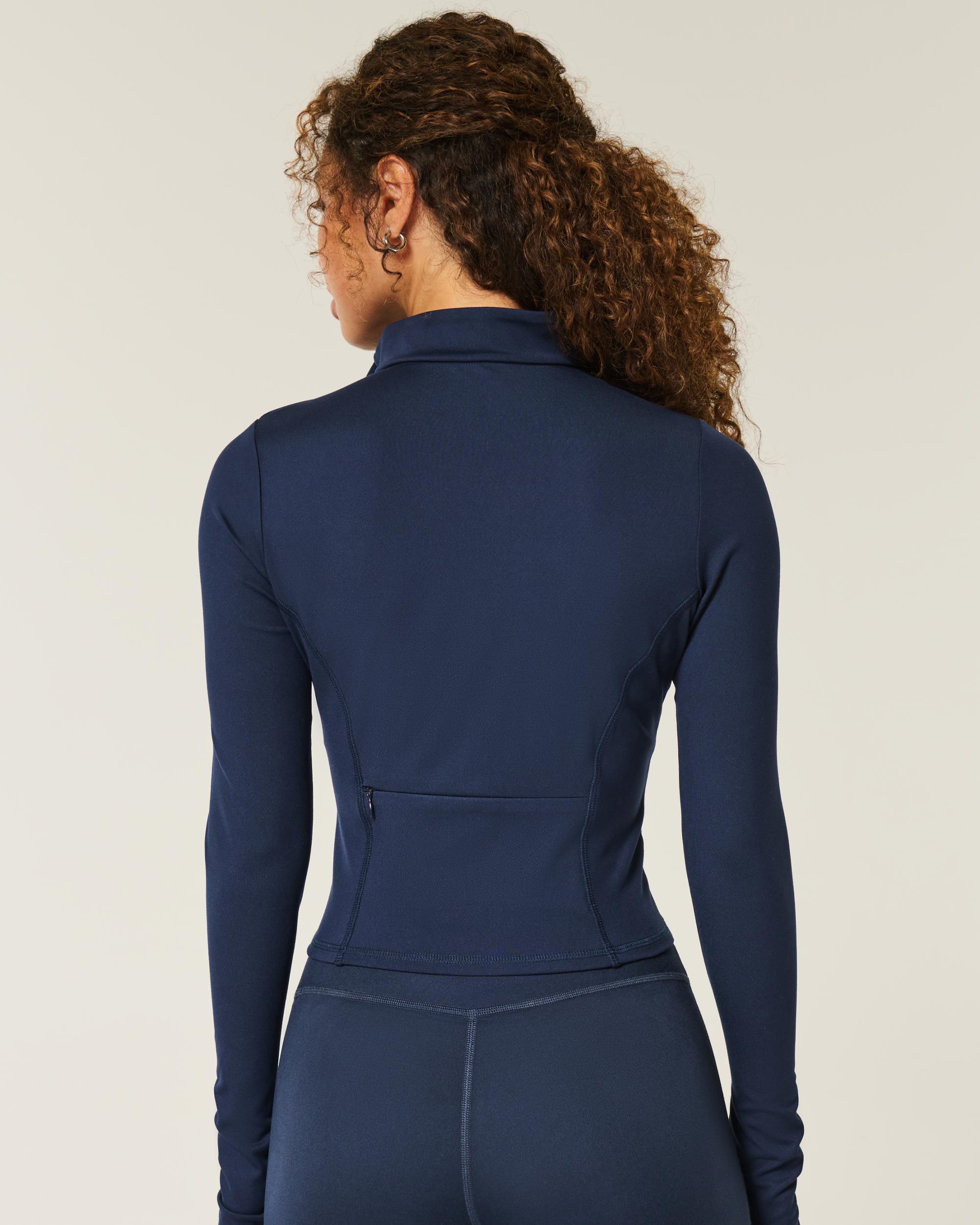 Gilly Hicks Active Recharge Bow Double Zip Jacket Product Image