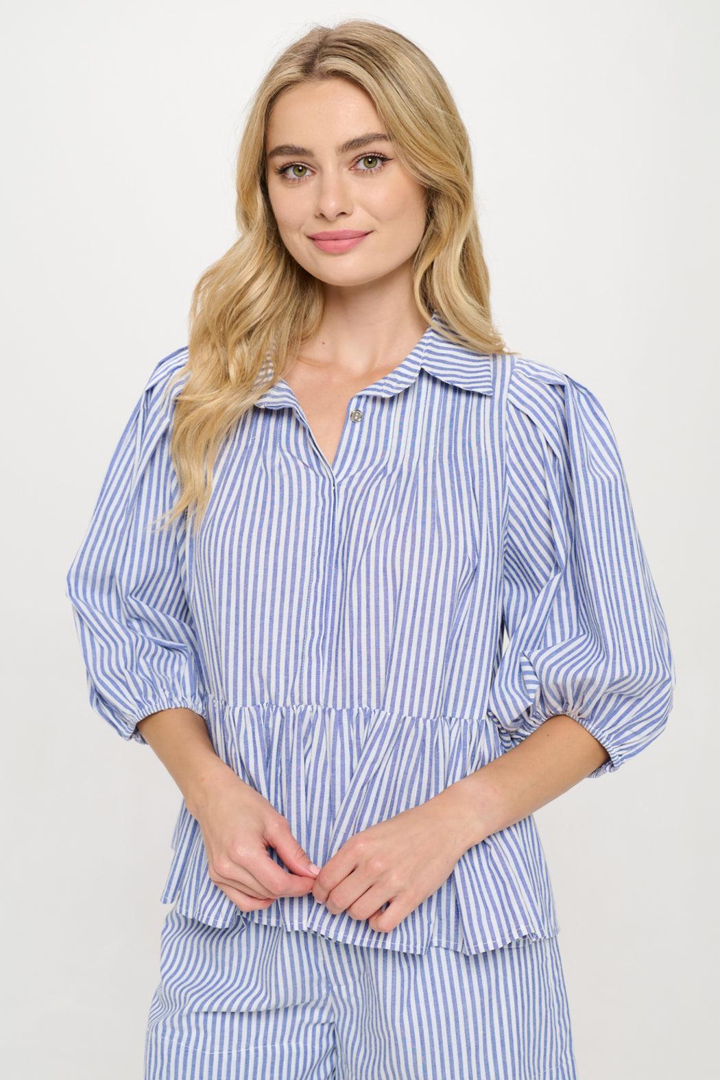 Aegean Stripe Top Product Image