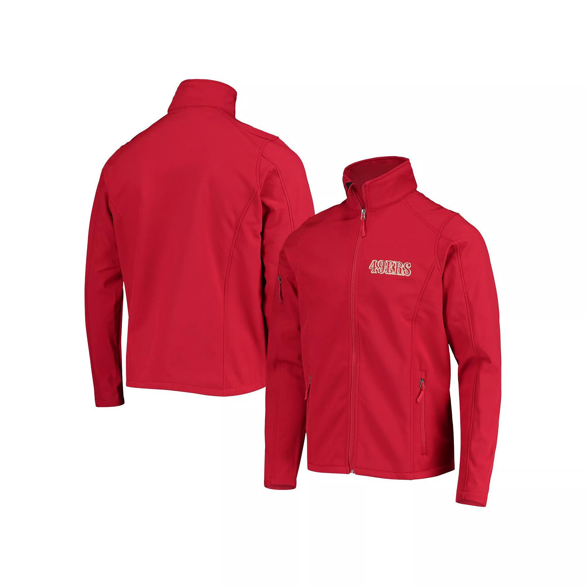 Men's Dunbrooke Scarlet San Francisco 49ers Sonoma Softshell Full-Zip Jacket, Size: XL, Red Product Image