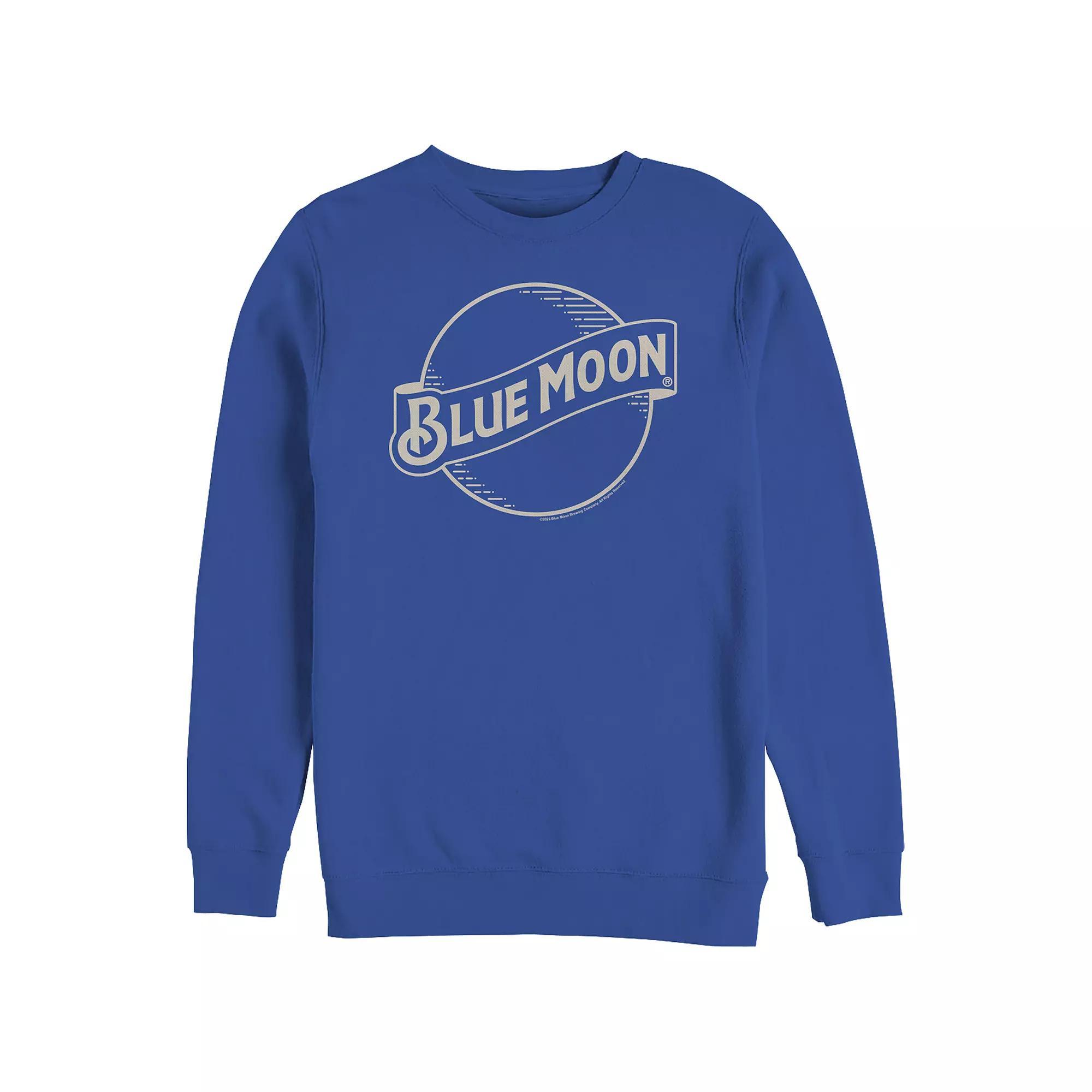 Men's Blue Moon Lines Graphic Fleece,  Product Image