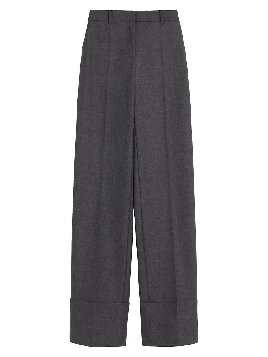 Womens Virgin Wool Pants Product Image