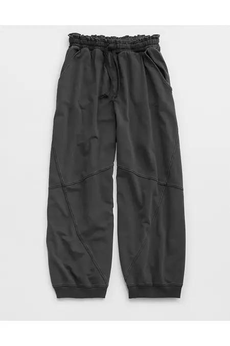 Aerie Baggy Barrel Leg Fleece Pant Women's Product Image