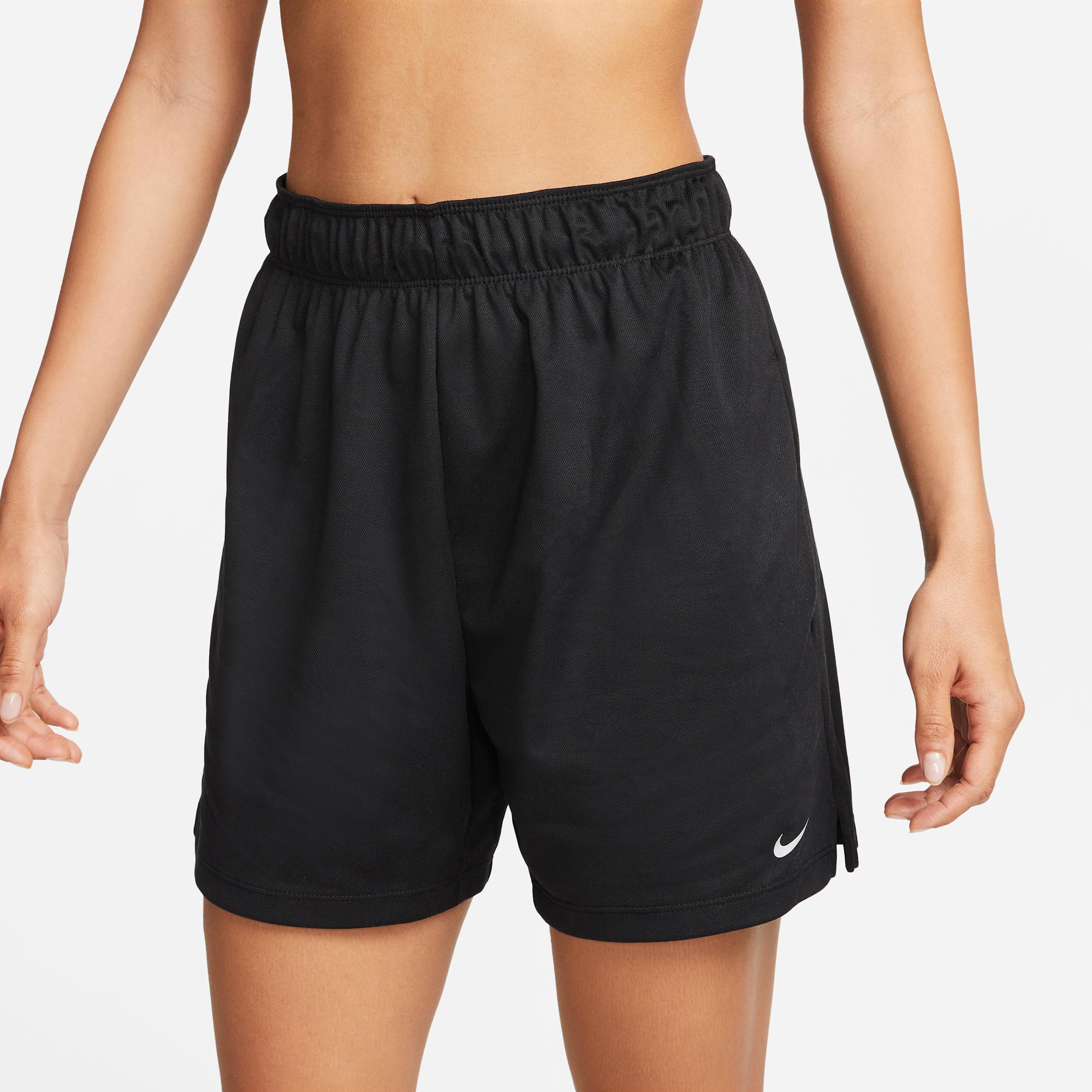 Nike Womens Attack Dri-FIT Fitness Mid-Rise 5 Unlined Shorts | DX6024-010 Product Image