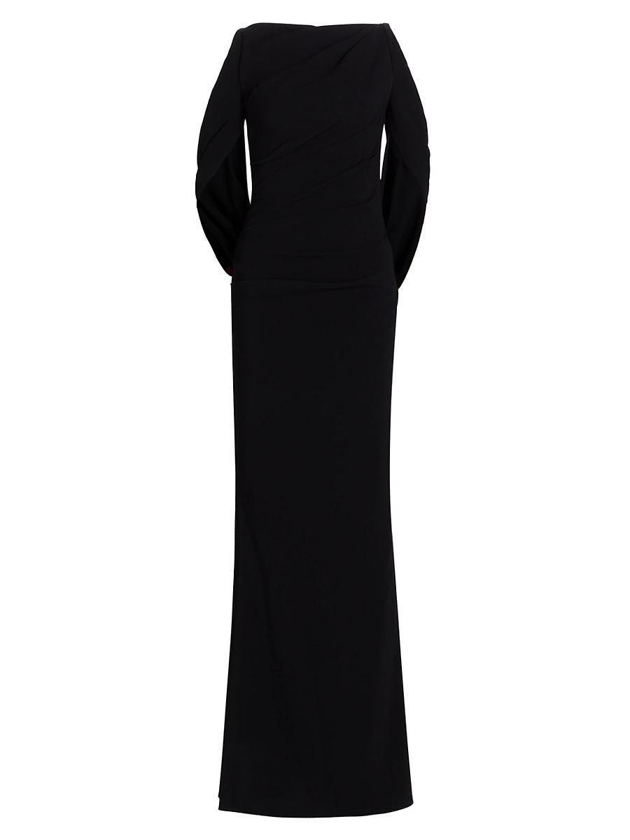 Womens Infinity Sleeve Cady Body-Con Gown Product Image