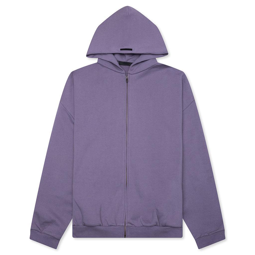 Heavy Fleece Fullzip Hoodie - Lavender Male Product Image