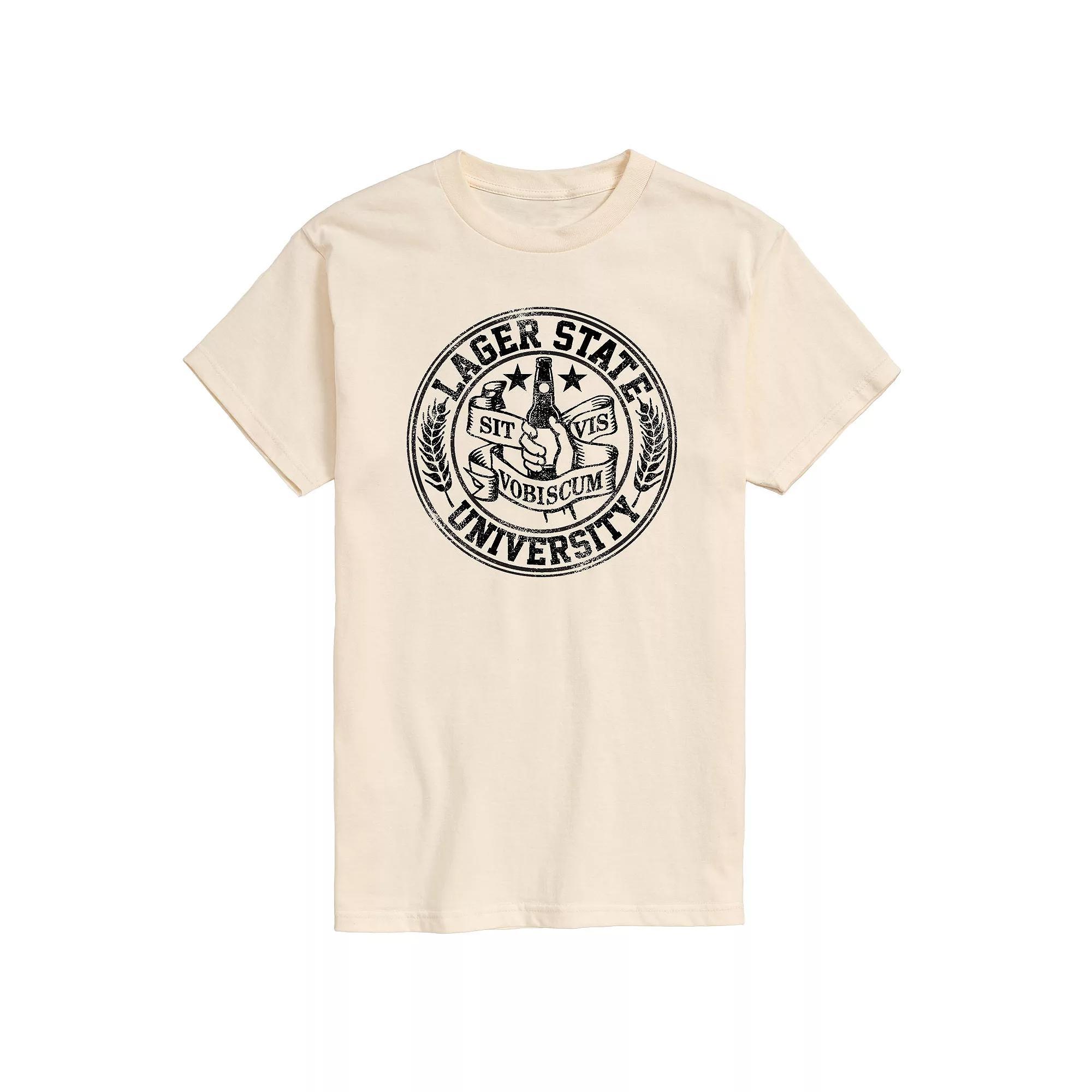 Men's Lager State Graphic Tee, Size: Small, Beige Product Image