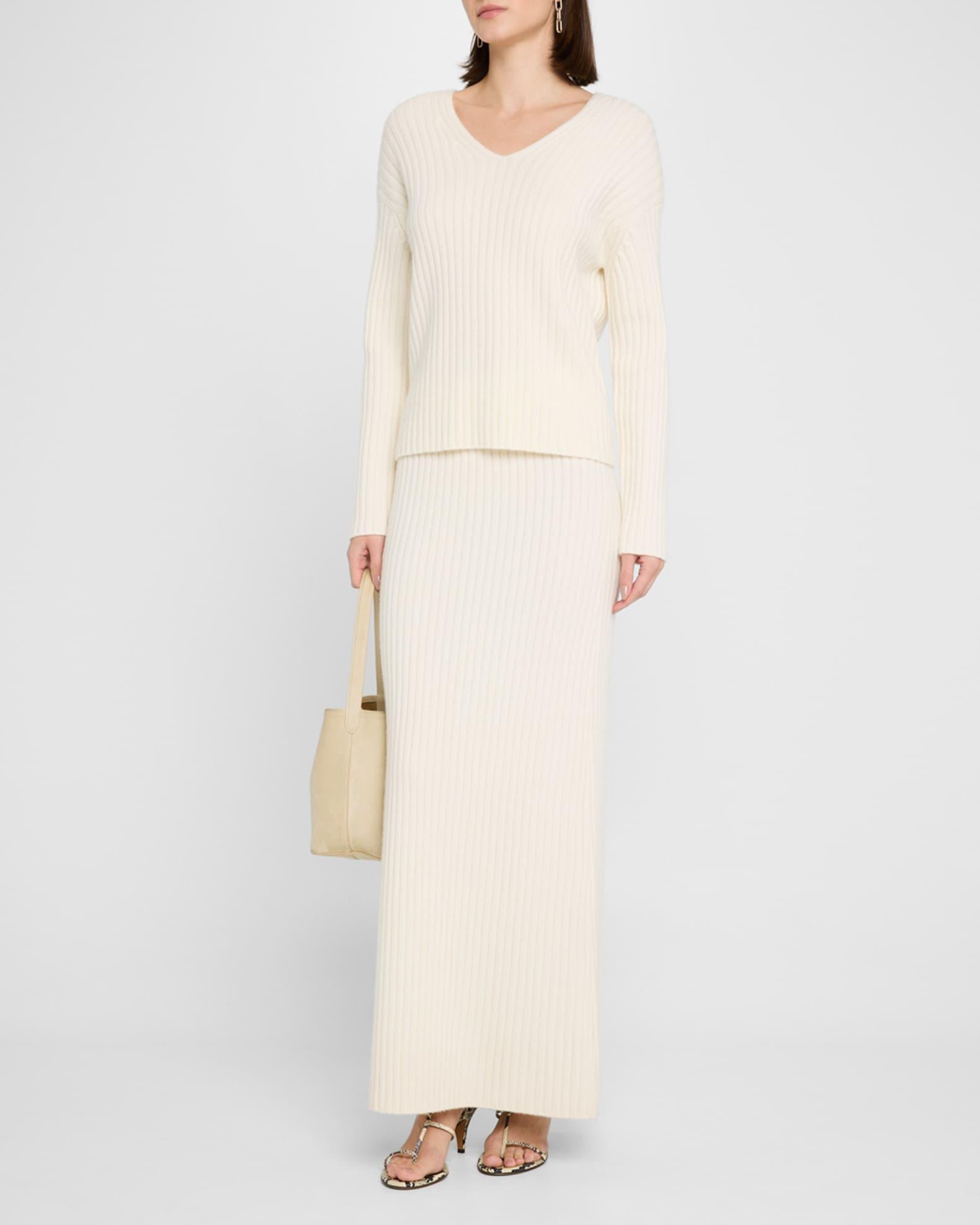 Gemma Ribbed Cashmere Sweater Product Image