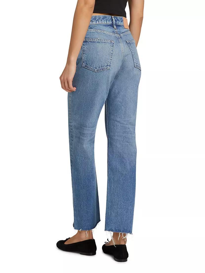 Aripeka Mid-Rise Wide Straight-Leg Jeans Product Image