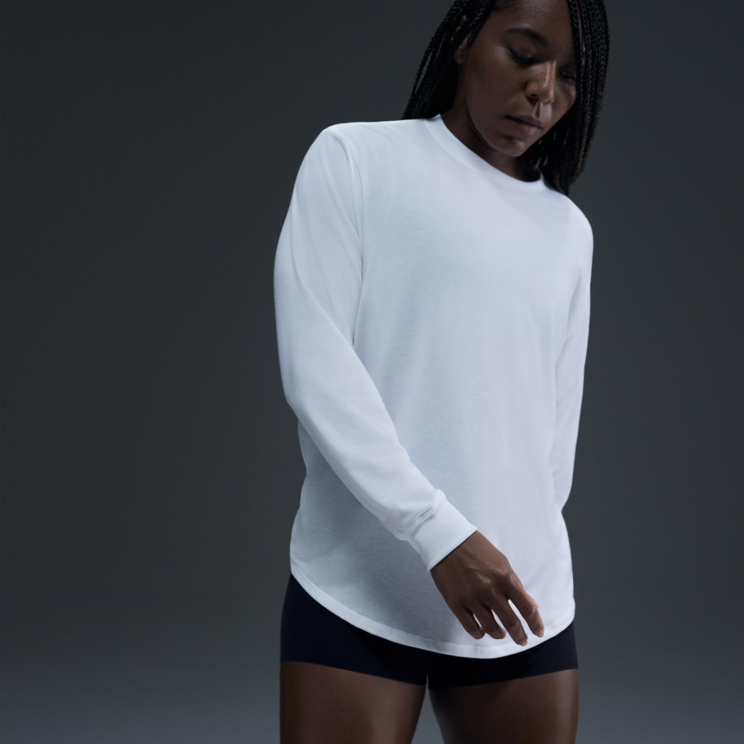 Nike Womens One Relaxed Dri-FIT Long-Sleeve Top Product Image