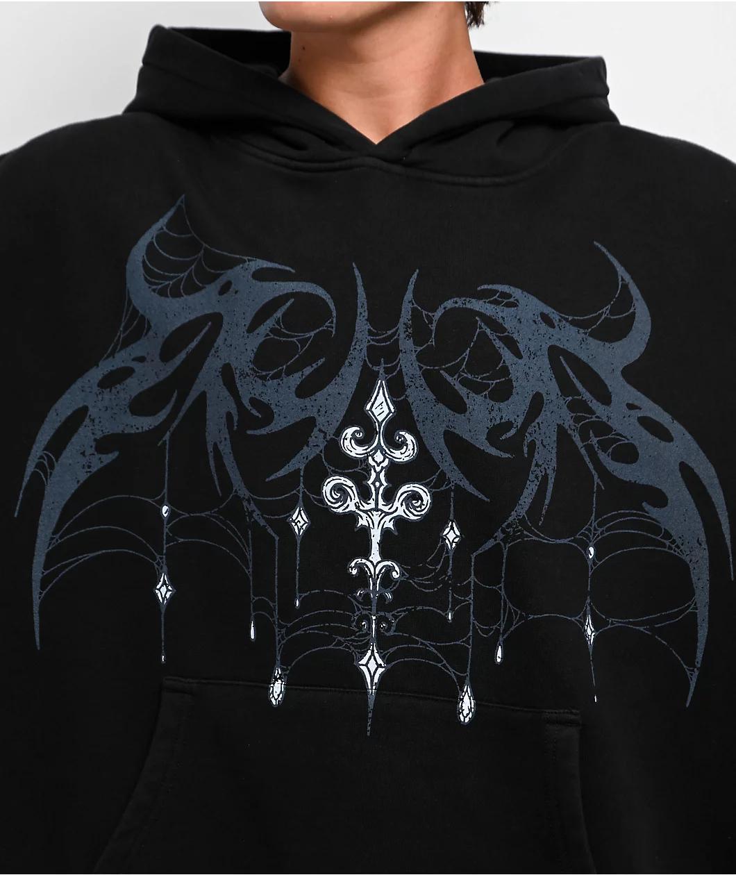 Vitriol Cyber Sword Black Hoodie Product Image