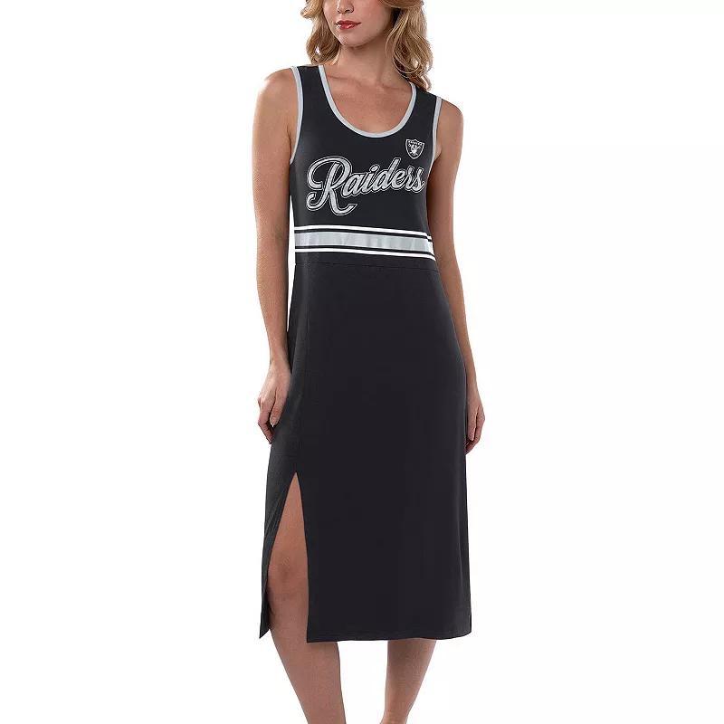 Women's G-III 4Her by Carl Banks Black Las Vegas Raiders Main Field Maxi Dress,  Product Image