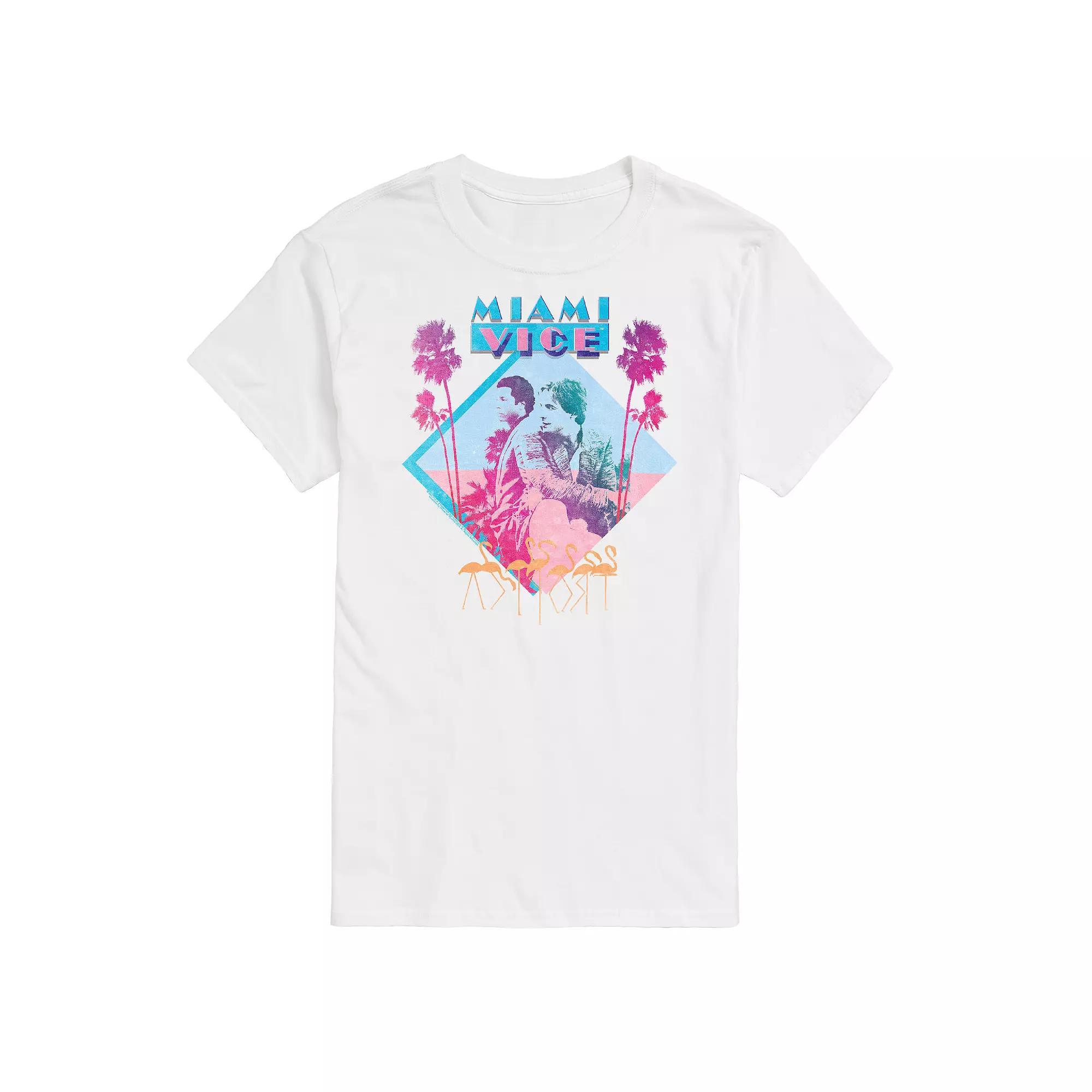 Men's Miami Vice Tee, Size: XL, White Product Image