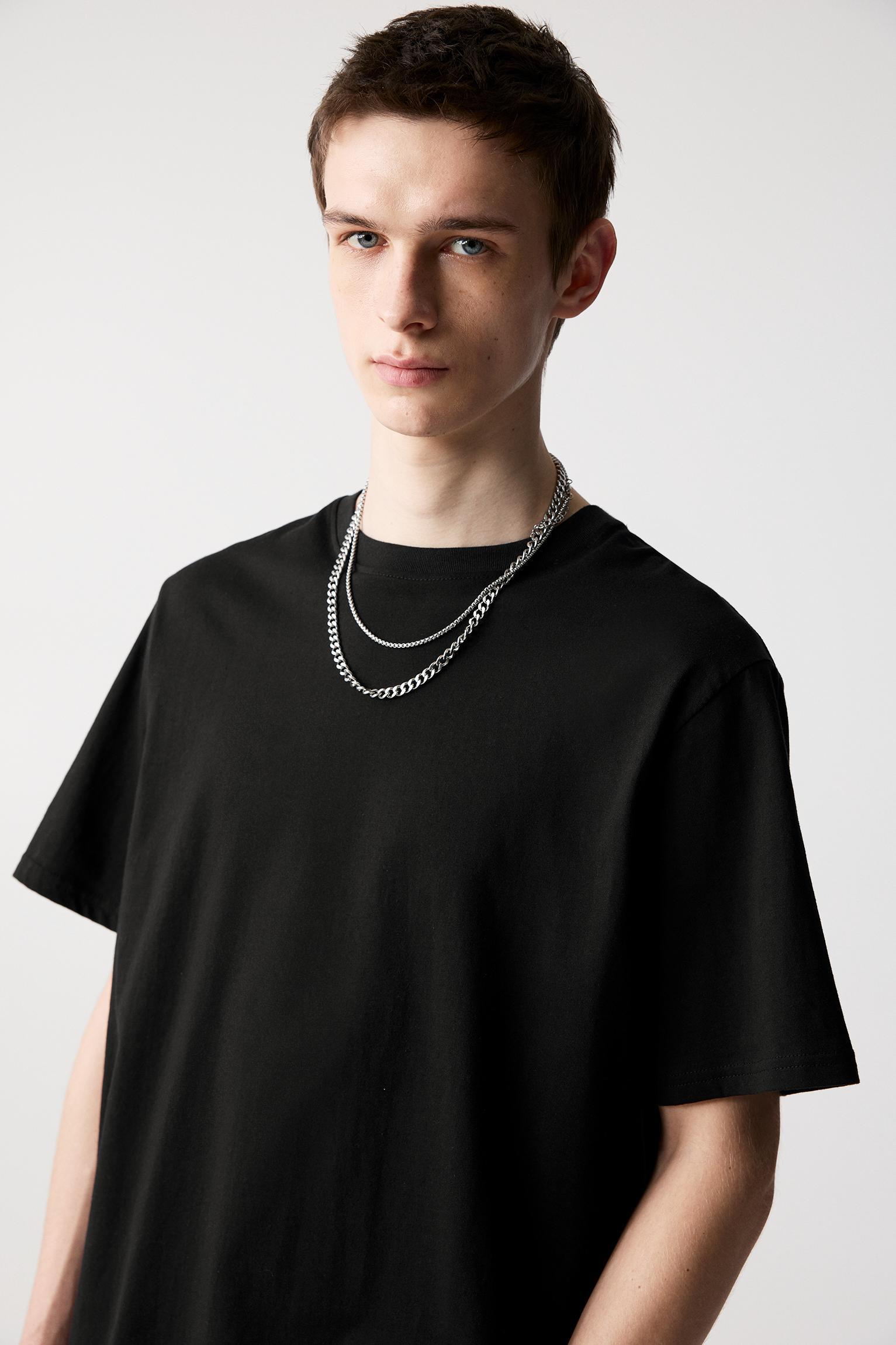 Basic short sleeve cotton T-shirt Product Image