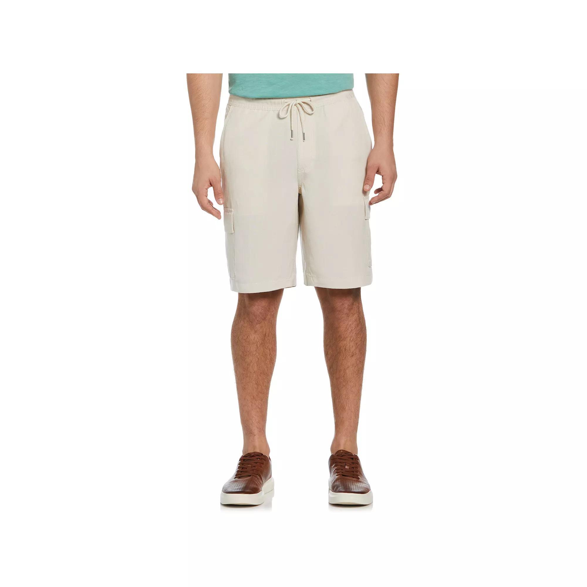 Men's Cubavera Linen Blend Pull-On Cargo Shorts,  Product Image