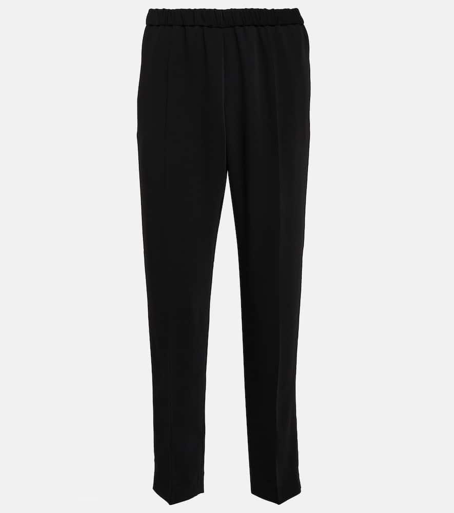 DRIES VAN NOTEN High-rise Tapered Pants In Black Product Image