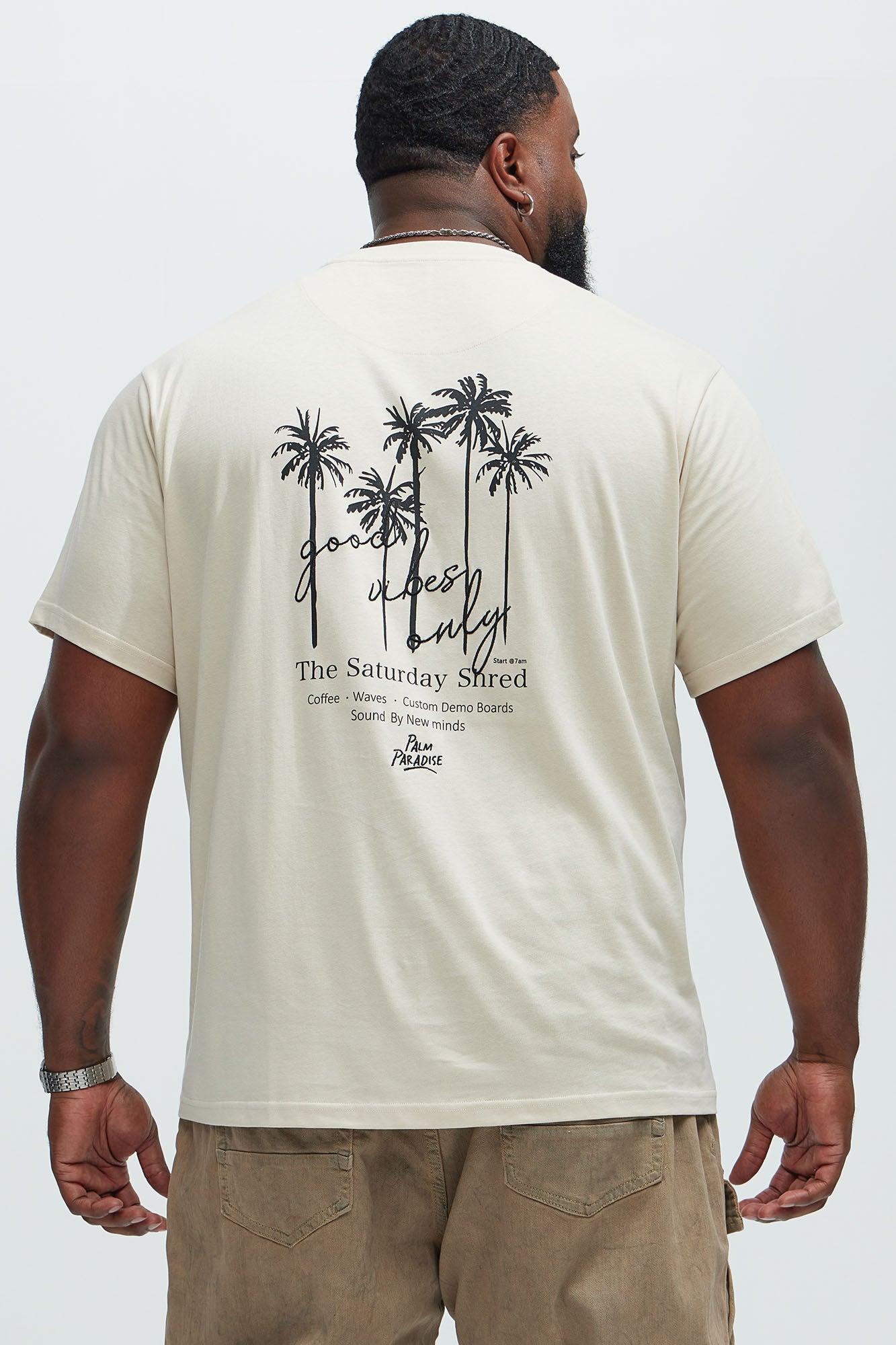 The Saturday Shred Relaxed Fit Short Sleeve Tee - Sand Product Image