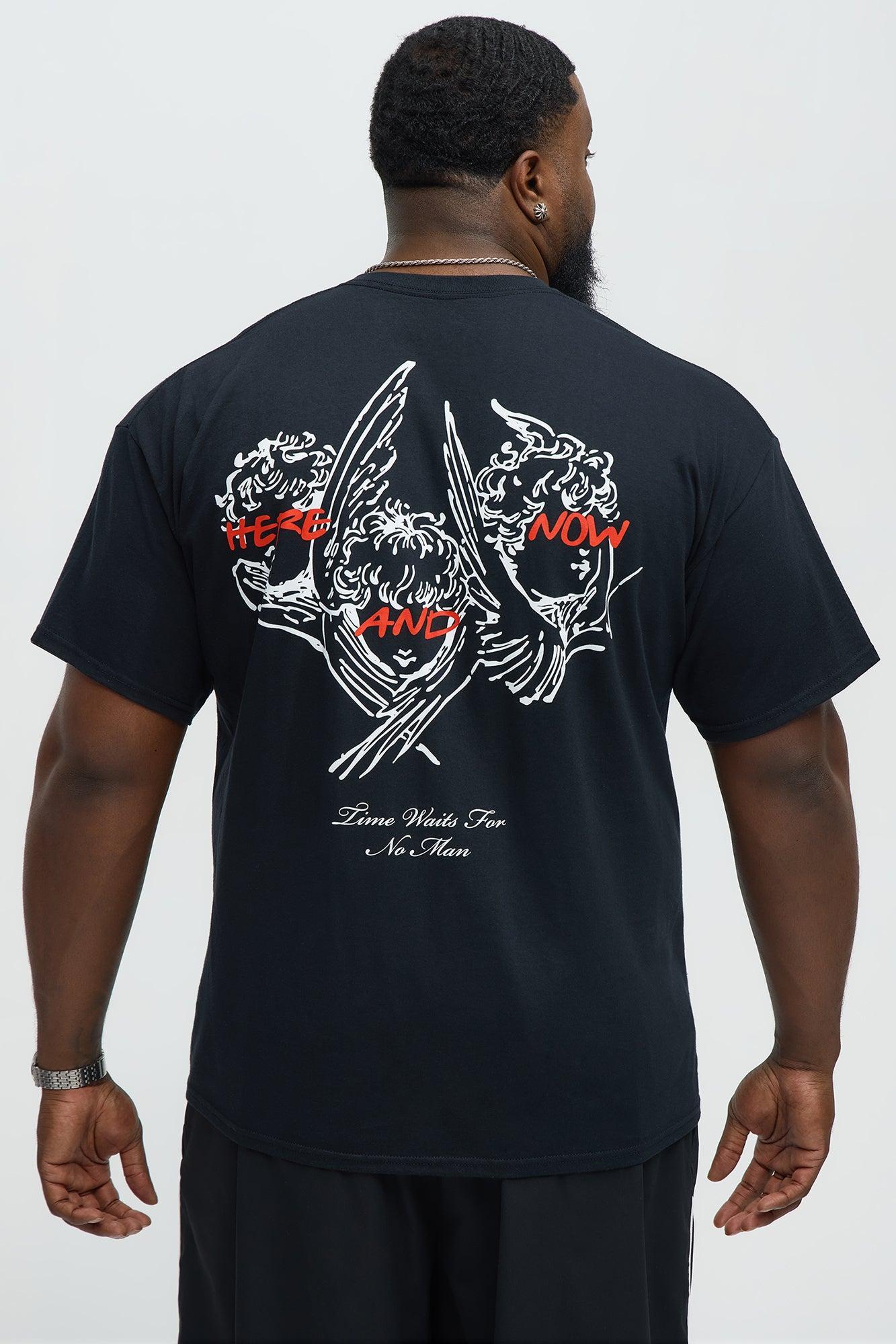 Here And Now Short Sleeve Tee - Black Male Product Image