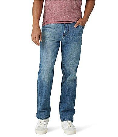 Men's Wrangler Regular-Fit Advanced Comfort Jeans, Size: 34 X 32, Silver Blue Product Image