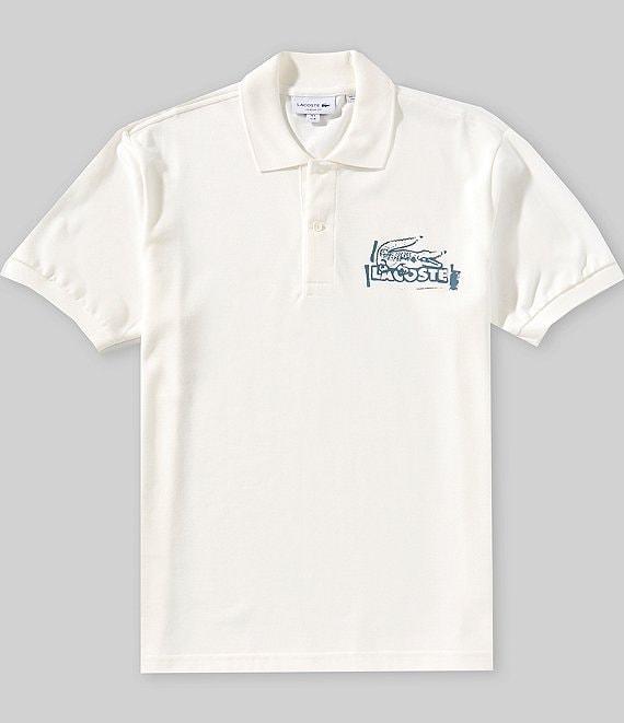 Lacoste Stamp Graphic Short Sleeve Polo Shirt Product Image