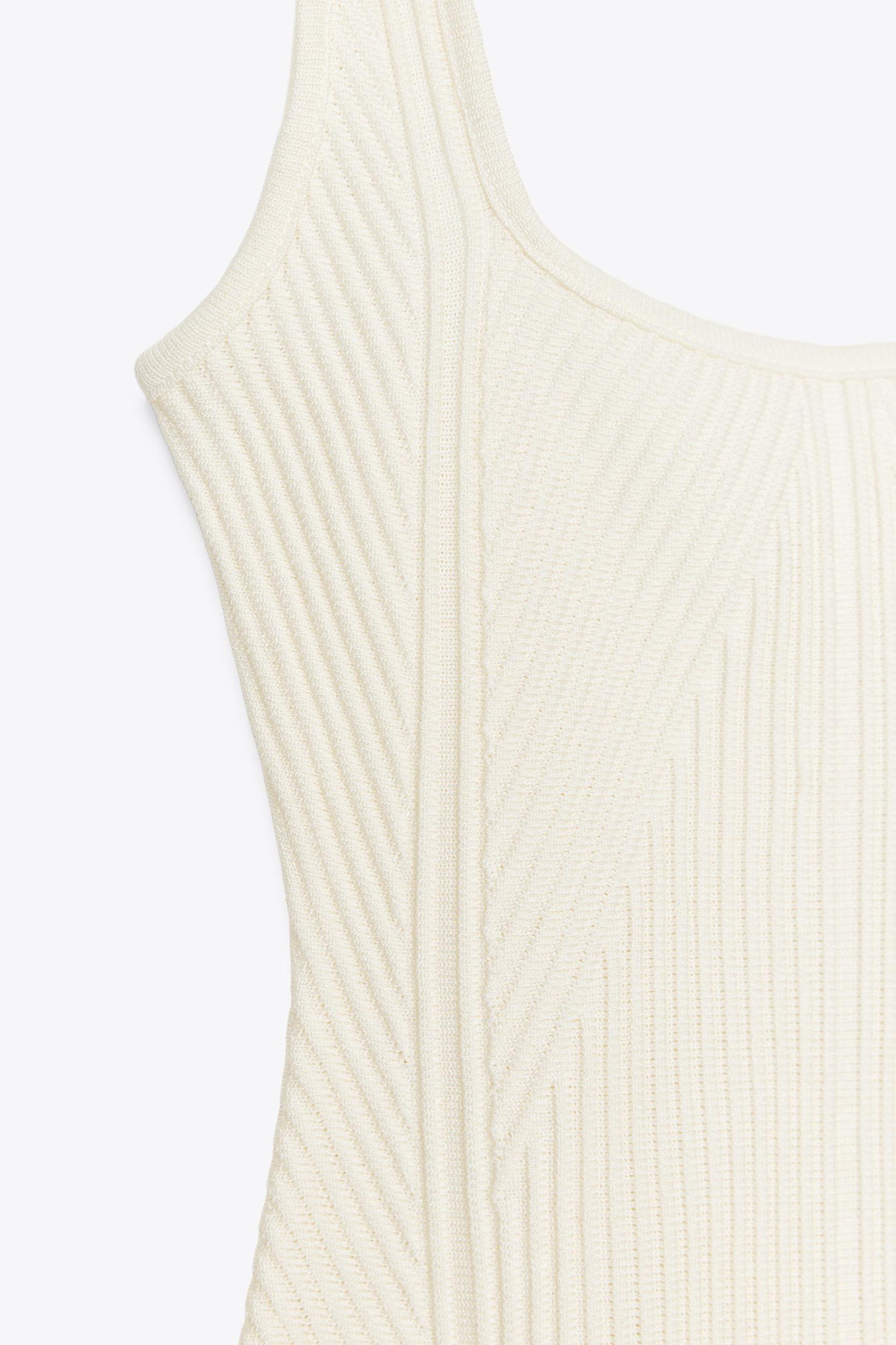 TEXTURED STRAPPY BODYSUIT Product Image