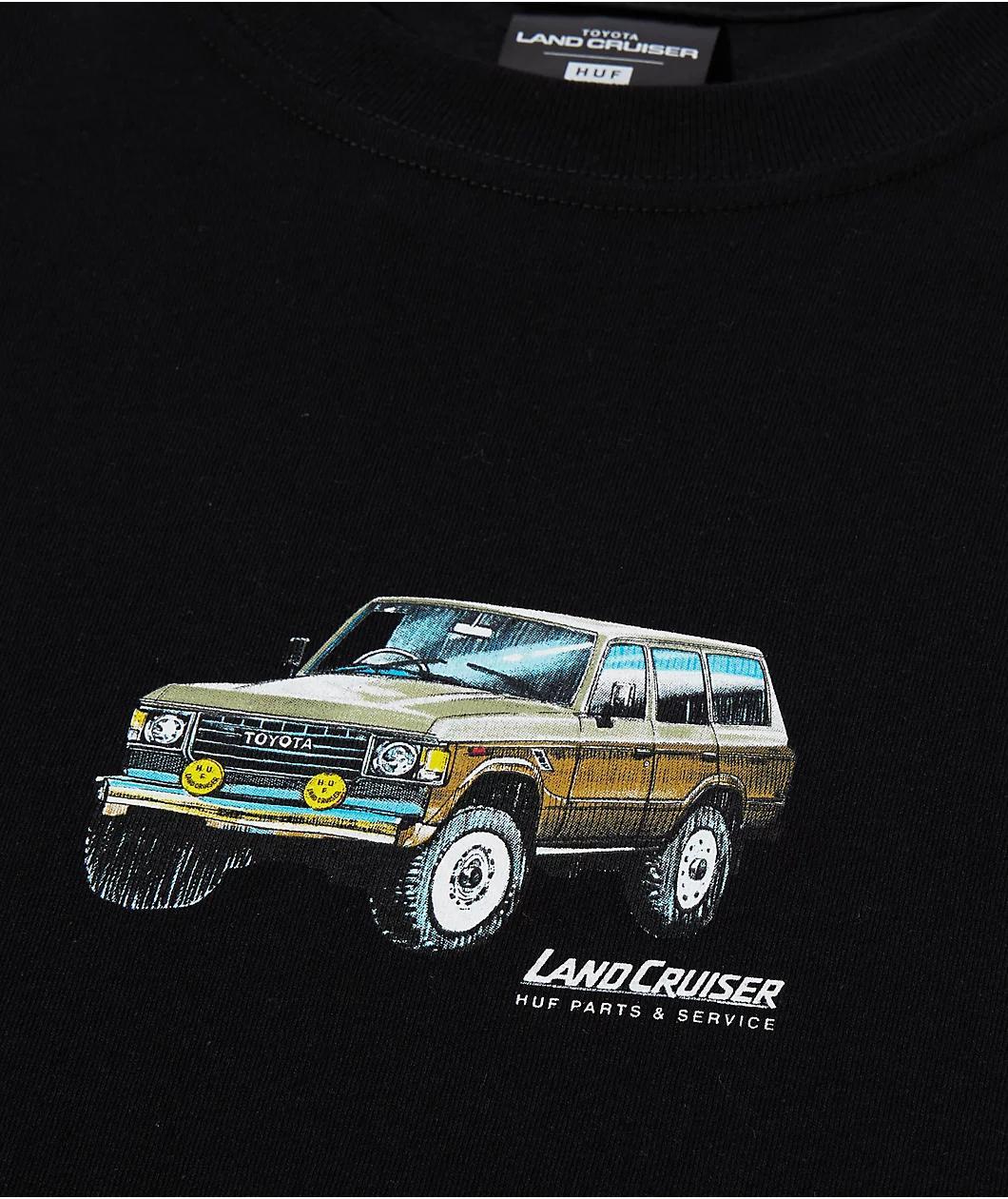 HUF x Land Cruiser Rosetta Black T-Shirt Product Image